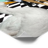 ヴィンテージファンキーグループ誕生日の挨拶 ポスター (角)