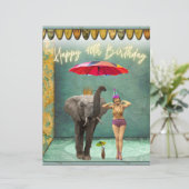 ヴィンテージファンキーパーティーガール40th誕生日スクラップブック (スタンド正面)