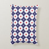 ヴィンテージファンキーレトロシームレスパターンシームレスなレット アクセントクッション (裏面(縦))