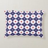 ヴィンテージファンキーレトロシームレスパターンシームレスなレット アクセントクッション (裏面)