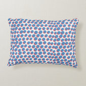 ヴィンテージファンキーレトロシームレスパターンシームレスな仮想化 アクセントクッション (裏面)