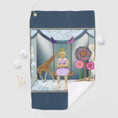 ヴィンテージファンキー子がアートコラージュを改変 ゴルフタオル (インサイチュ)