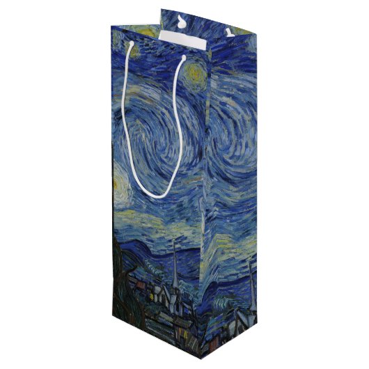 ヴィンテージファンゴッホザスターリーナイト ワインギフトバッグ (裏面アングル)