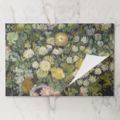 ヴィンテージファンゴッホブーケオブフラワーズランチョンマット ペーパーパッド (折り畳み)