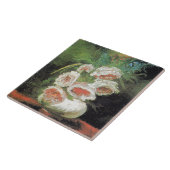 ヴィンテージファンゴッホ牡丹の花瓶 タイル (側面)