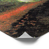 ヴィンテージファンゴッホ牡丹の花瓶 ポスター (角)