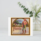 ヴィンテージファンシアリアルトオレンジコフルーツクラートラベル ポストカード (スタンド正面)