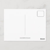 ヴィンテージファンシーアールヌーボー文字C ポストカード (裏面)