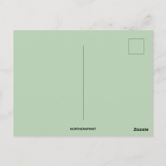 ヴィンテージファンシーウサギと復活祭の挨拶 ポストカード (裏面)