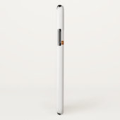 ヴィンテージファンシーオレンジリリー開花、ガーデンフラワー Case-Mate iPhoneケース (裏面/右)