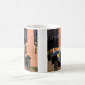 ヴィンテージファンシートラベルエレガントコンバーチブル コーヒーマグカップ (中央)