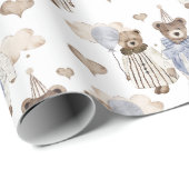 ヴィンテージファンシードレスベアーバースデーパーティー ラッピングペーパー (ロールコーナー)