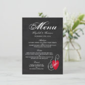 ヴィンテージファンシーハート – シャルボ結婚ード メニュー (スタンド正面)