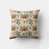 ヴィンテージファンシービーズ&クラウン クッション (裏面)