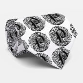 ヴィンテージファンシーフォントモナキア「P」 ネクタイ (ロール)