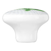 ヴィンテージファンシーフローラピンクバイオレット セラミックノブ (側面)