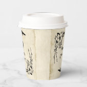 ヴィンテージファンシーフローラ結婚式 紙コップ (左)