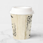 ヴィンテージファンシーフローラ結婚式 紙コップ (右)