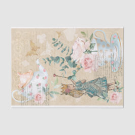 ヴィンテージファンタジーアリスinワンダーランド・デコパージュ 薄葉紙