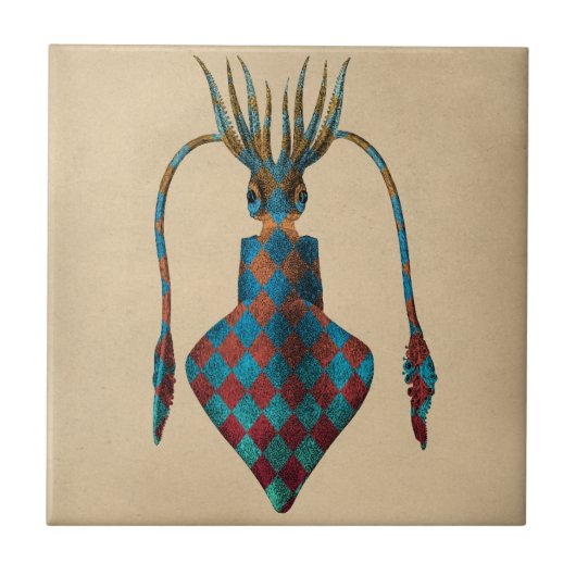 ヴィンテージファンタジーイカ タイル (正面)