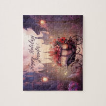 ヴィンテージファンタジーゴシックの妖精の中世の風景