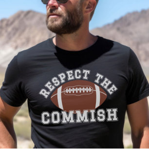 ヴィンテージファンタジーサッカーはコミッシュFFLを尊重 Tシャツ