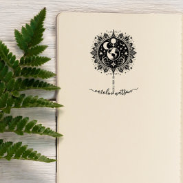 ヴィンテージファンタジーツリー ラバースタンプ