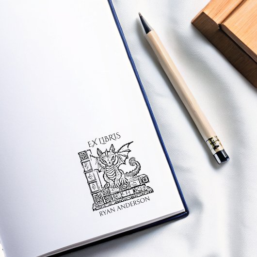 ヴィンテージファンタジーベビードラゴンエックスリリス ラバースタンプ