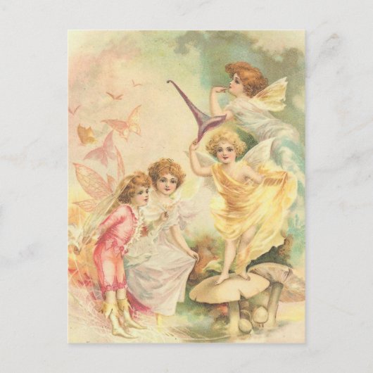 ヴィンテージファンタジー妖精の国 ポストカード (正面)