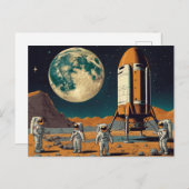 ヴィンテージファンタジー火星着陸 シーズンポストカード (正面/裏面)