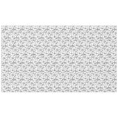 ヴィンテージファンタスティック噴水と木Toile-B & W テーブルクロス (正面(横))