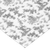 ヴィンテージファンタスティック噴水と木Toile-B & W テーブルクロス (アングル)