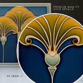 ヴィンテージファンモチーフセラミックタイル タイル