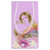 ヴィンテージファンレディースモールマット抱き枕 スモールペーパーバッグ (裏面)