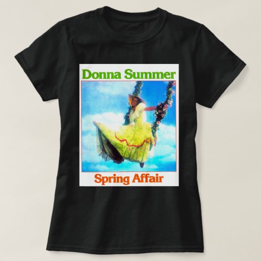 ヴィンテージファン向け素晴らしDonna Art Summers Tシャツ (デザイン正面)