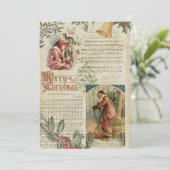 ヴィンテージファーザークリスマス&ミュージックエフェラ シーズンカード (スタンド正面)