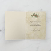 ヴィンテージファーザークリスマス&ミュージックエフェラ シーズンカード (内部)