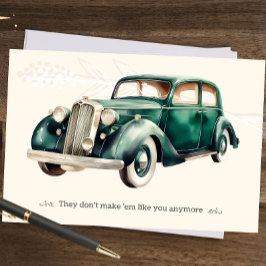 ヴィンテージファーザーズデイカード 招待状