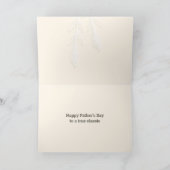 ヴィンテージファーザーズデイカード 招待状 (内部)