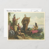 ヴィンテージファーザーマーケット、セントイグナスミシガン ポストカード (正面/裏面)