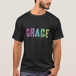 ヴィンテージファーストネームGRACE女の子ロックスターシスターマザー Tシャツ