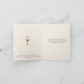 ヴィンテージファーストフローラチャリスクロス サンキューカード (内部)