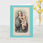 ヴィンテージファーストマザーズデイカード カード (黄色い花)