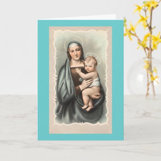 ヴィンテージファーストマザーズデイカード カード (黄色い花)