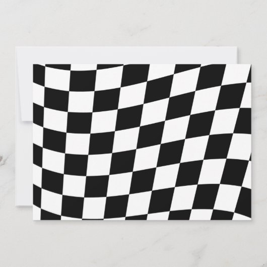 ヴィンテージファーストワンレーシングフォト誕生日招待状 招待状 (裏面)