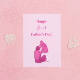 ヴィンテージファースト父の日 – 女の子だ！ ポストカード