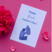 ヴィンテージファースト・ファースト・父親の日 – 男の子だ！ ポストカード
