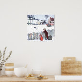 ヴィンテージファームの子供 ポスター (キッチン)