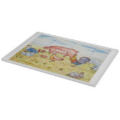 ヴィンテージファームの素朴なかわいい老ファッションド老 カッティングボード (角)