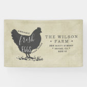 ヴィンテージファームの飾りスクリプトバナー 横断幕 (横)